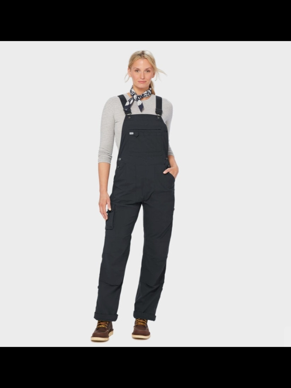 Duluth Trading Co Black Women's Utility Overalls